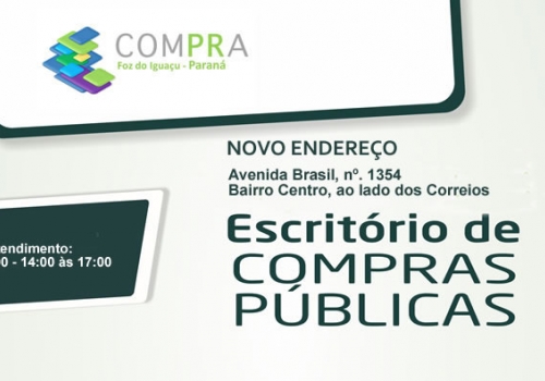 Escritório de Compra Pública - Novo Endereço